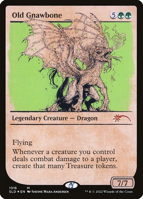 Old Gnawbone Secret Lair Drop - Here Be Dragons Art